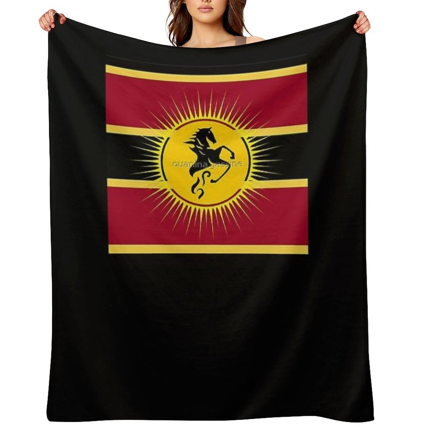 Car Logo, Porsche Logo Classic Throw Blanket