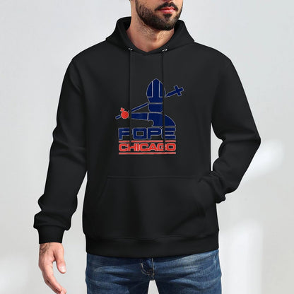 Pope Leo XIV Pope Chicago Medium-Weight Fabric Hoodie