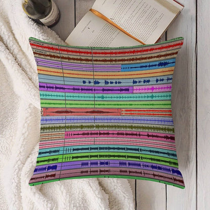Music Tracks - Producer  Engineer Art Linen Throw Pillow Cover