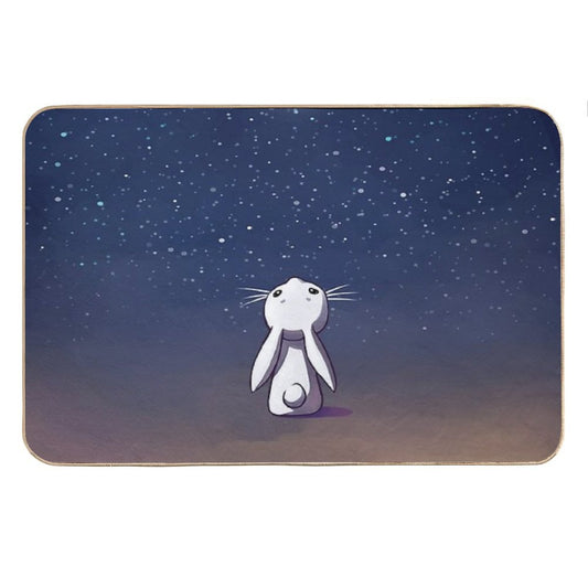 Moon Bunny Bath Mat