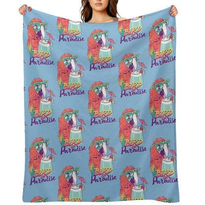 Bird Of Paradise Throw Blanket