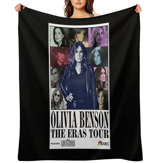 Olivia Benson Eras Tour Throw Blanket