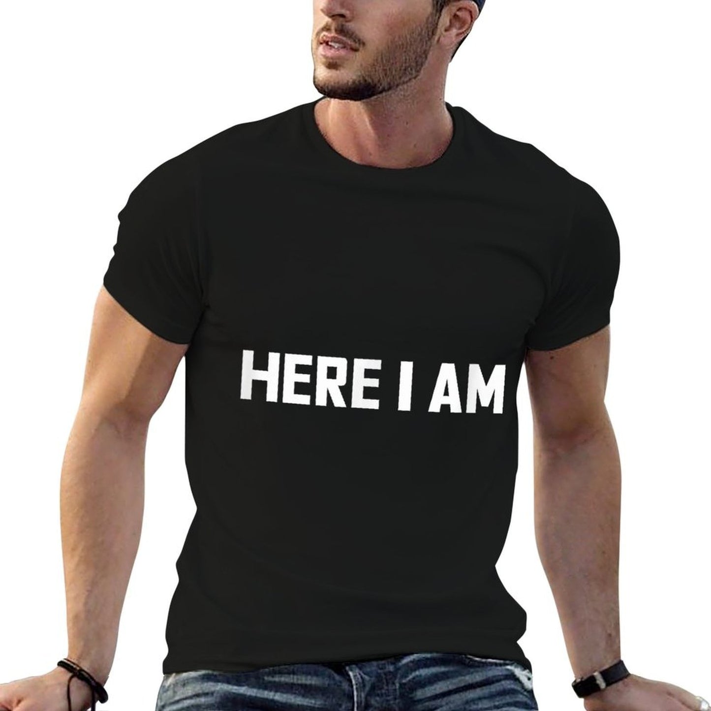 HERE I AM  Breathable T-Shirt