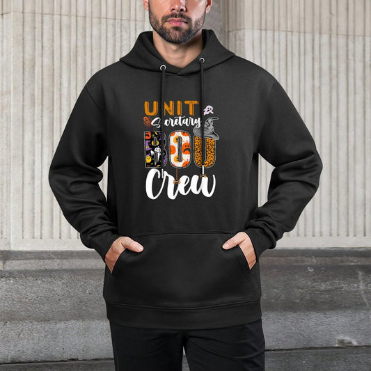 Unit Secretary Boo Crew Halloween Matching Hospital Easy Care Hoodie