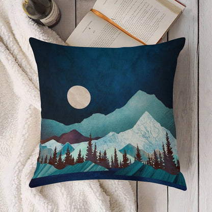 Moon Bay Linen Throw Pillow Cover