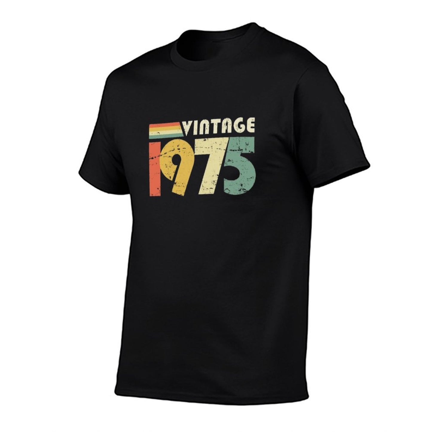 Vintage 1975, 50th Birthday Gift Distressed Design  Graphic-printed T-Shirt