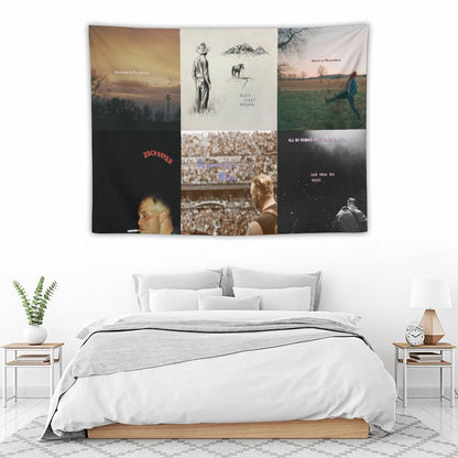 Zach Singer Bryan 6 Ablums Collection Cover Tapestry