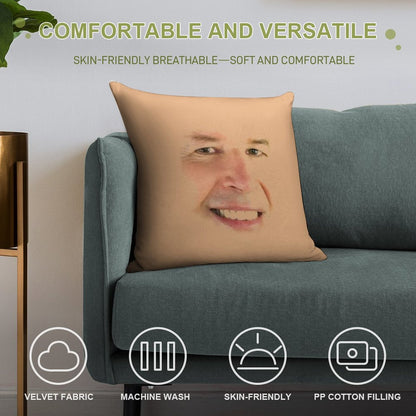 Neil Breen Soft Multiple Sizes Throw Pillow