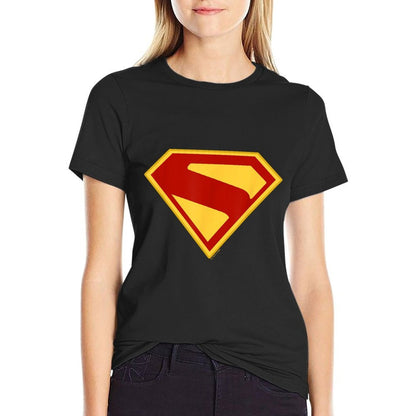 SUPERMAN (2025 Movie) S-Shield  Polyester Blend T-Shirt