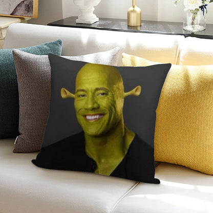 Dwayne 'The Shrok Johnson Soft Anti-Pilling Throw Pillow
