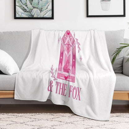 The Archer And The Fox - Once Upon A Broken Heart Throw Blanket