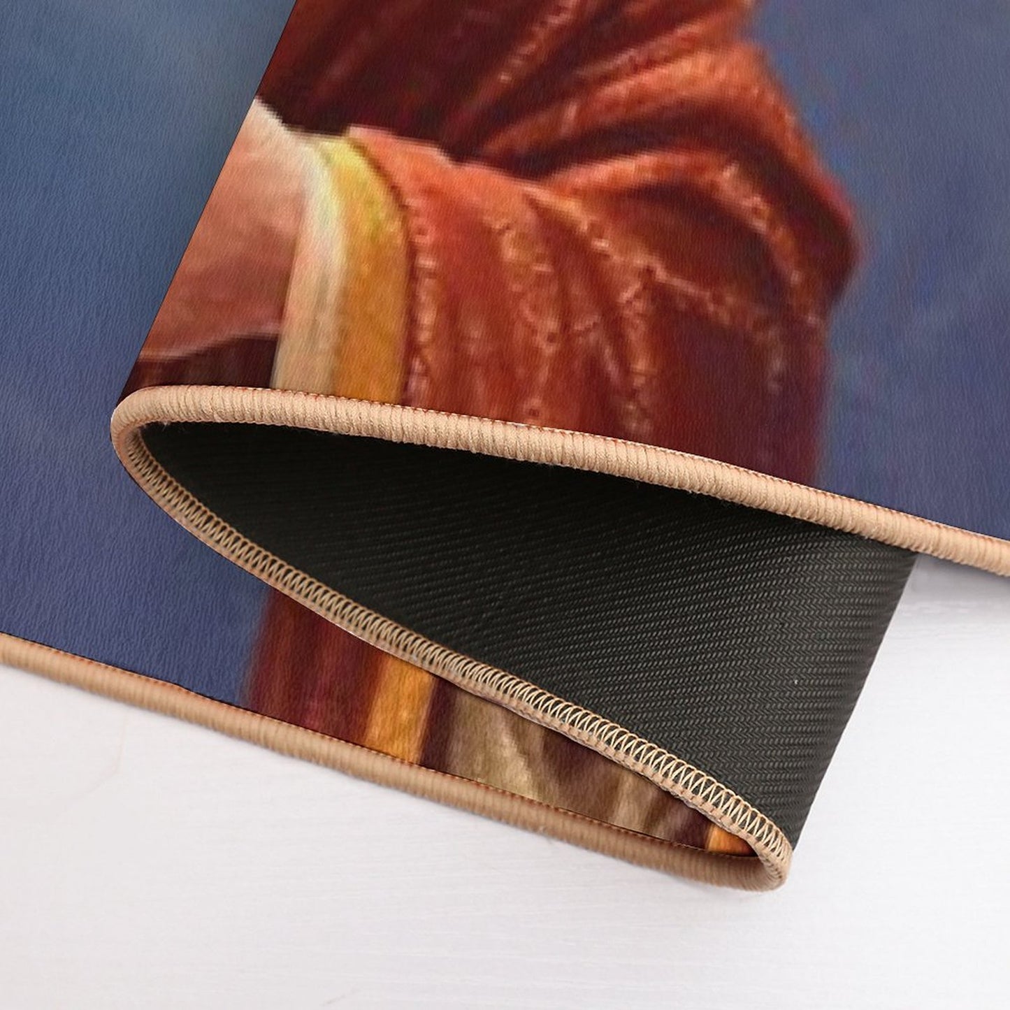 Saint Jeff of Goldblum, Jeff Goldblum Original Religious Painting Bath Mat