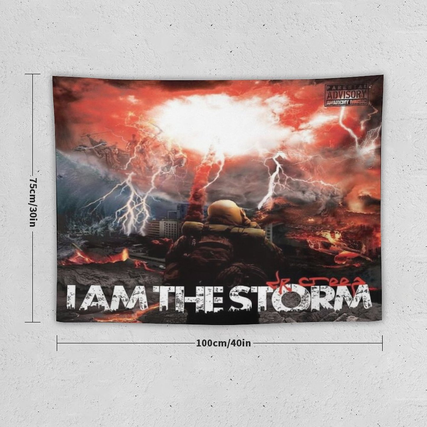 I Am The Storm Tapestry