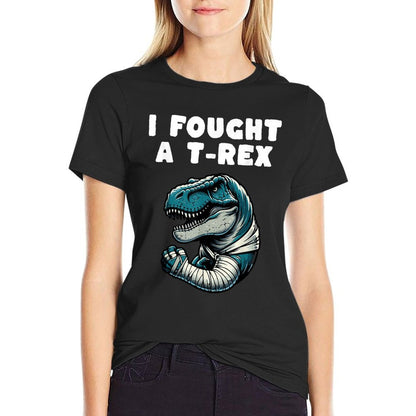Broken Arm Recovery Kids Boys Dinosaur T-Shirt