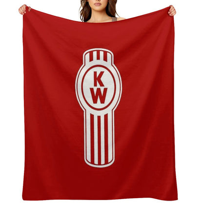 Kenworth Truck Logo Throw Blanket