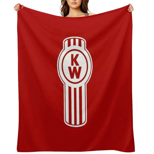 Kenworth Truck Logo Throw Blanket