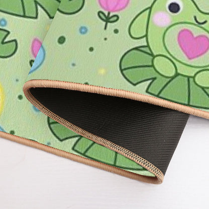 Green Froggo Design  Easy To Clean Bath Mat