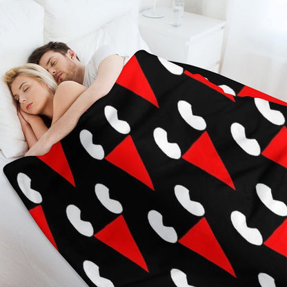 Lil Darkie Merch Lil Darkie Face Logo Gift Halloween Day, Thanksgiving, Christmas Day Throw Blanket