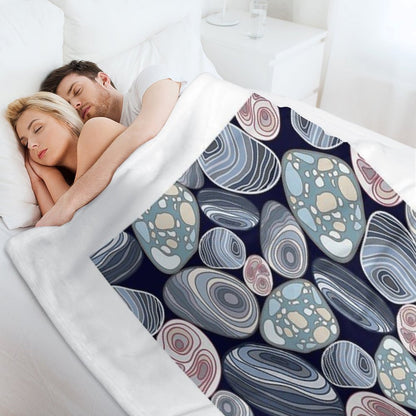 Pattern Stones Throw Blanket