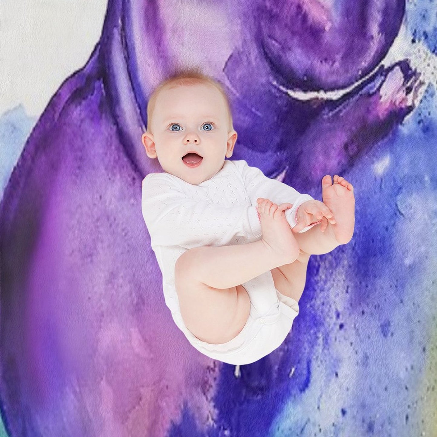 Baby Hippo Throw Blanket