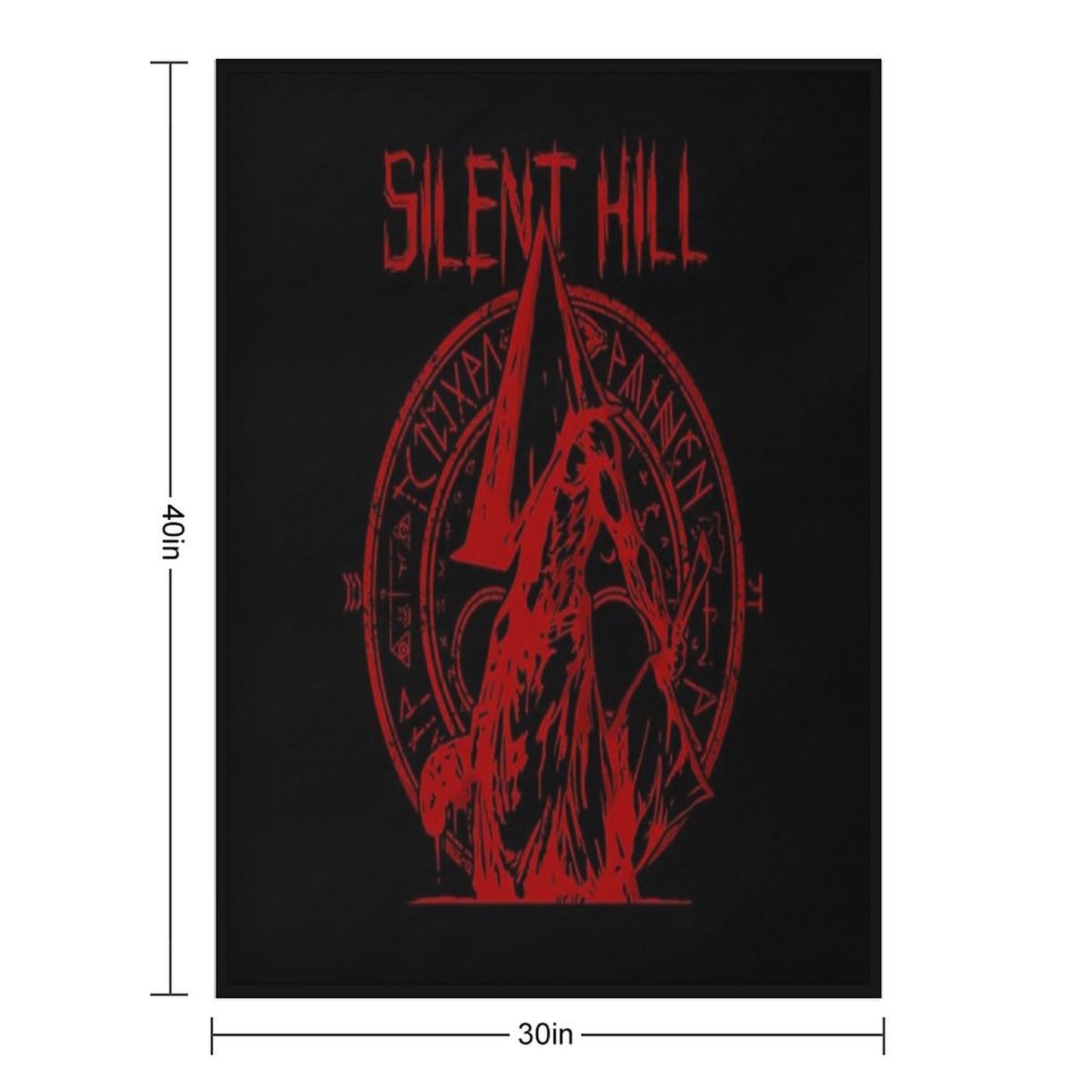 Silent Hill Pyramid Head The Order Throw Blanket