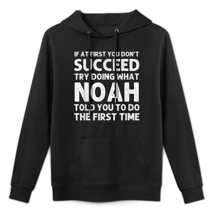 NOAH Gift Name Personalized Birthday Funny Christmas Joke Unisex Design Hoodie
