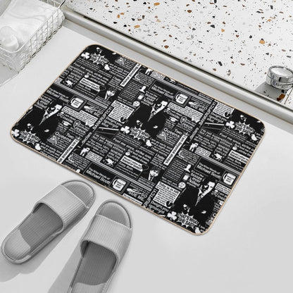 The Wise Words of Michael Scott Bath Mat
