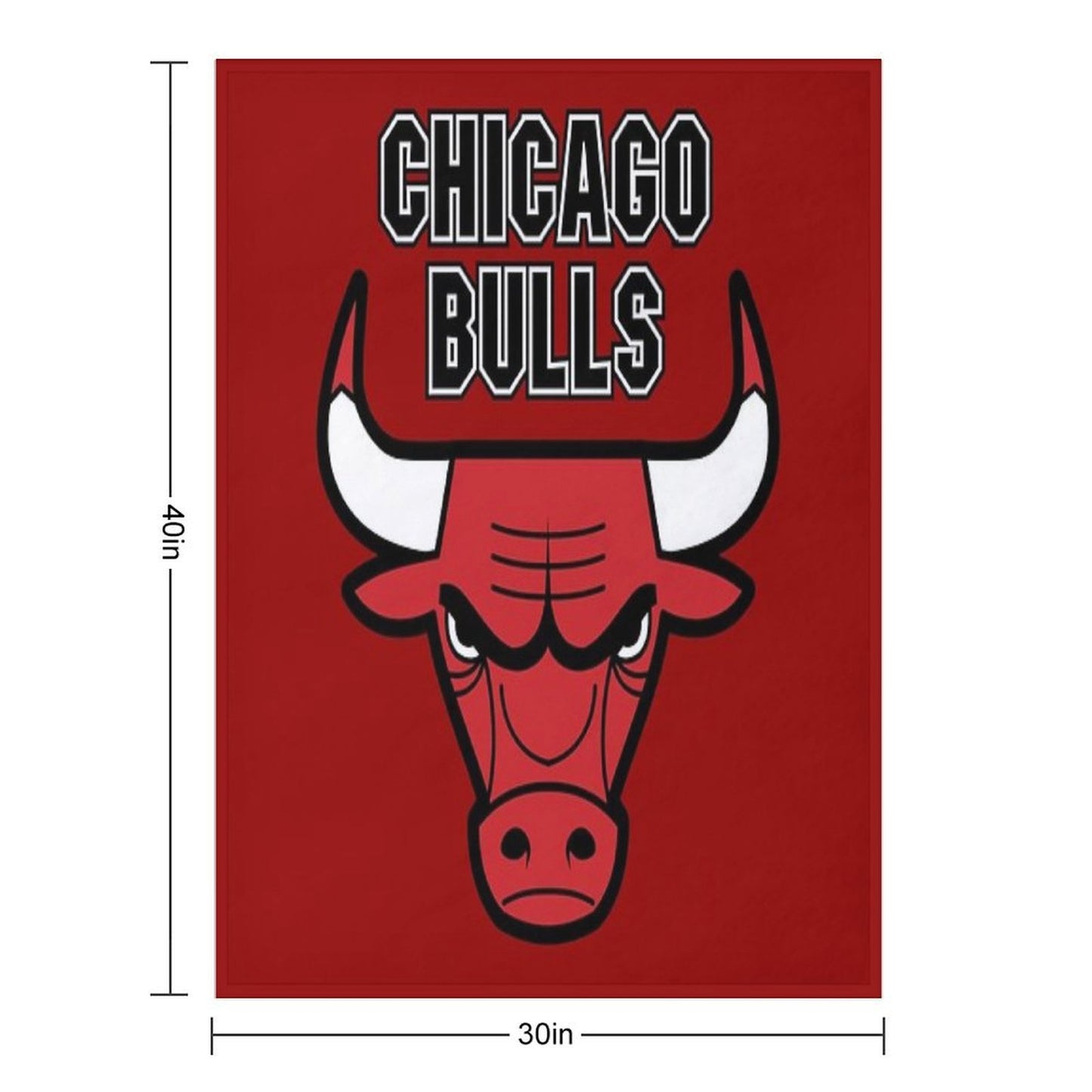 Chicago Bulls Classic Throw Blanket
