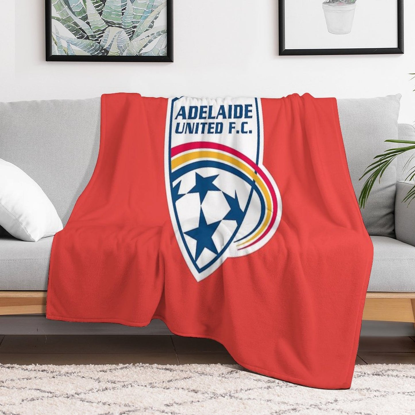 Adelaide United Throw Blanket