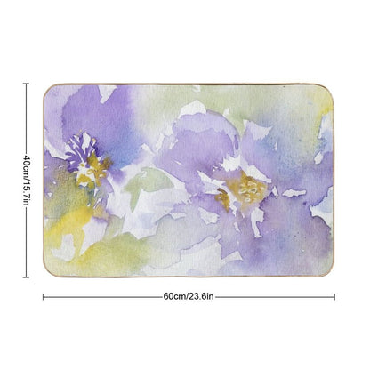 Watercolour Flowers Nr 153 Bath Mat