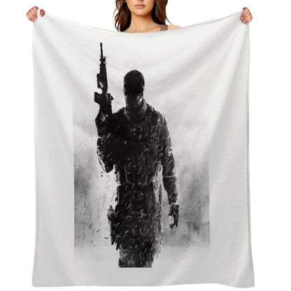 MW2 - Soldier Game Throw Blanket