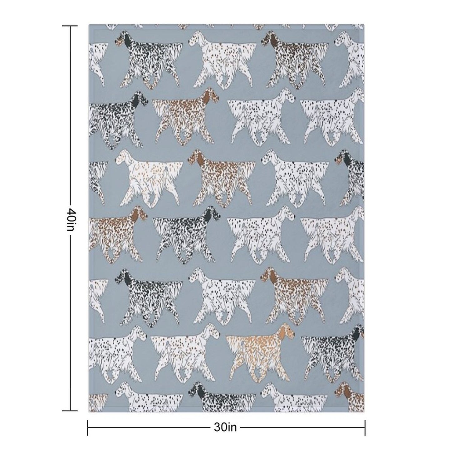 All The English Setters! Throw Blanket