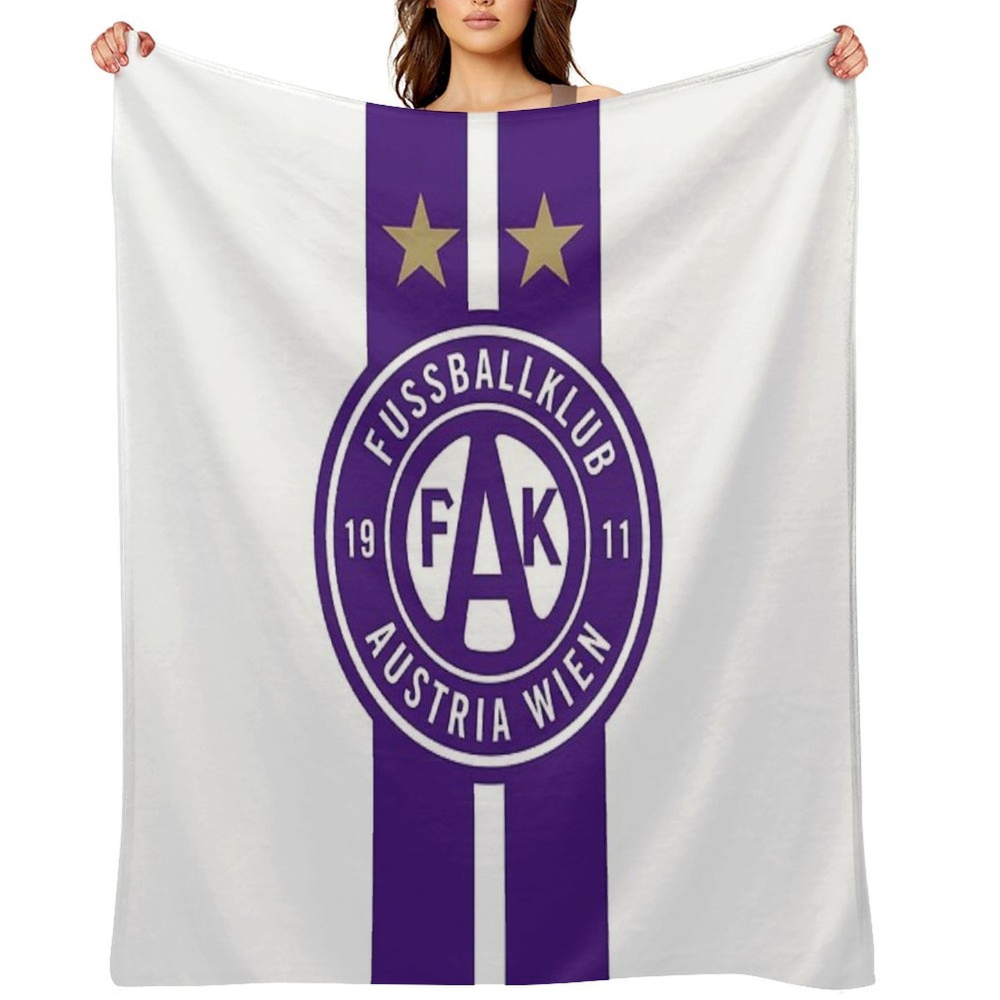 Austria Footbal Fans Ultras Hooligans Vienna Wien Throw Blanket