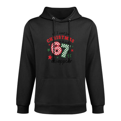 Funny Xmas All I Want for Christmas Is to Make 67 Disappear Relaxed Fit Hoodie
