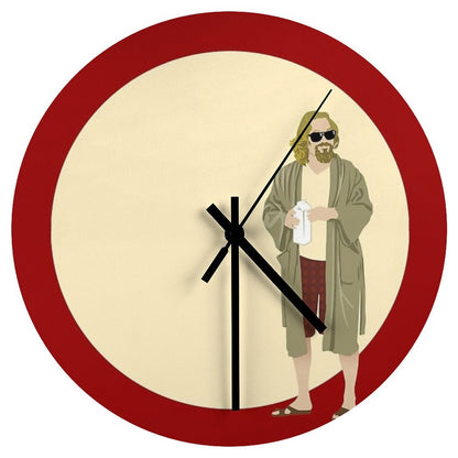 The Dude The Big Lebowski Circle Wall Clock