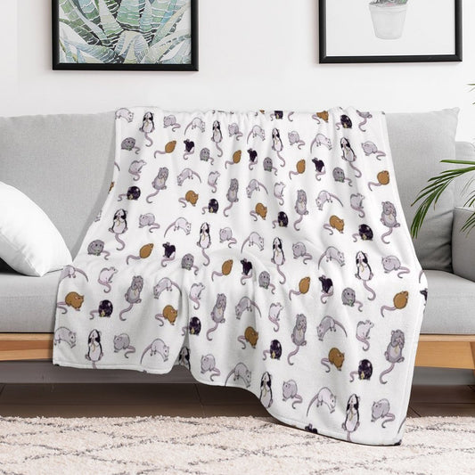 Rats, Rats, Rats Throw Blanket
