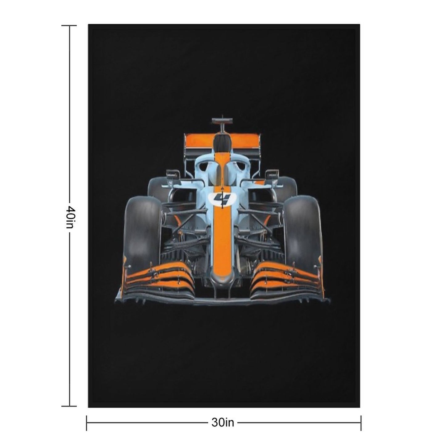 McLaren Retro Livery Throw Blanket