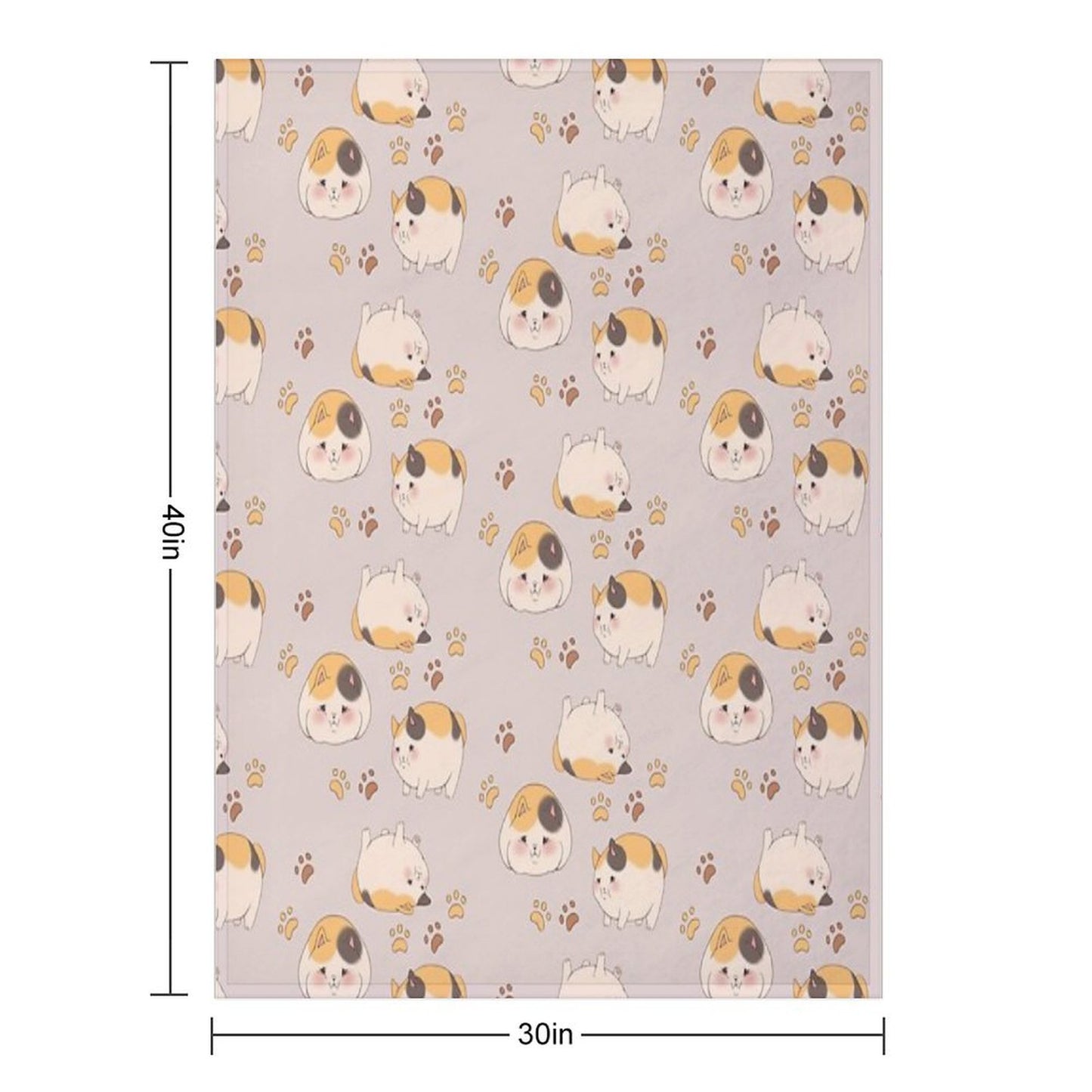 FFXIV - Fat Cats Throw Blanket