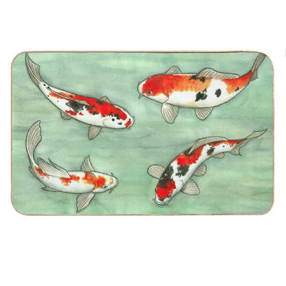 La Ronde Des Carpes Koi Bath Mat