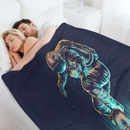 Space Grind Throw Blanket