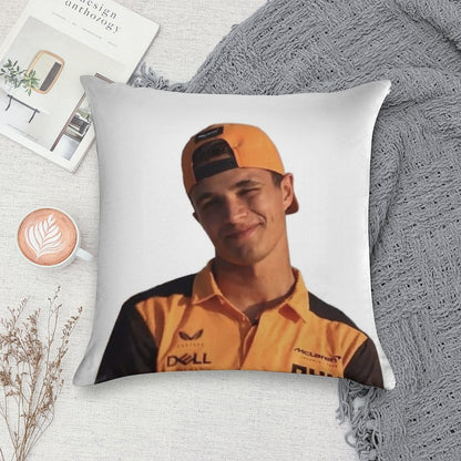 Lando Norris Soft Multiple Sizes Throw Pillow