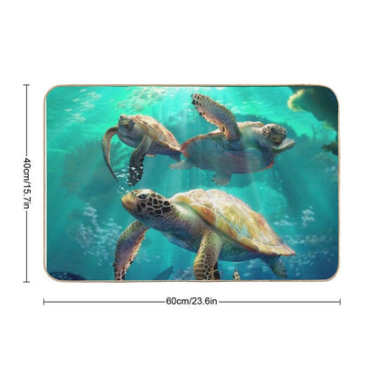Sea Turtles Bath Mat
