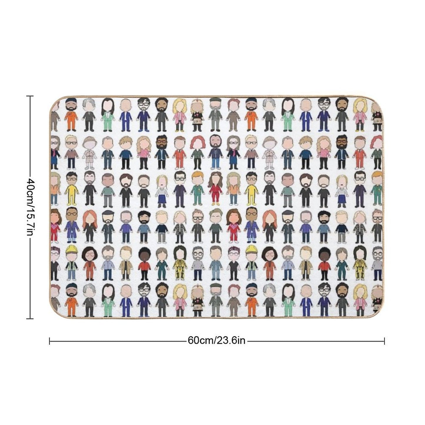 Cast Poster Taskmaster First Ten Series Bath Mat