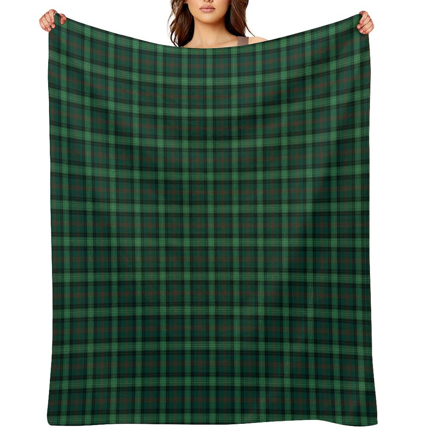 Clan Ross Hunting Tartan Throw Blanket