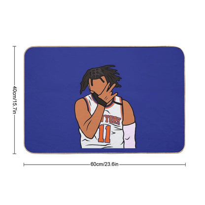 Jalen Brunson 3 Point Celebration Bath Mat