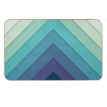 Retro Chevrons 001 Bath Mat