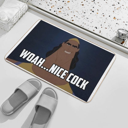 Woah...Nice Cock Kronk Meme Bath Mat