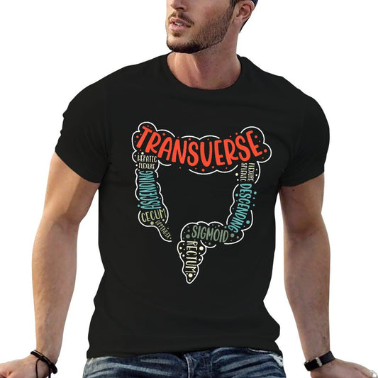 Colonoscopy GI Funny Endoscopy Nurse Colon Anatomy T-Shirt