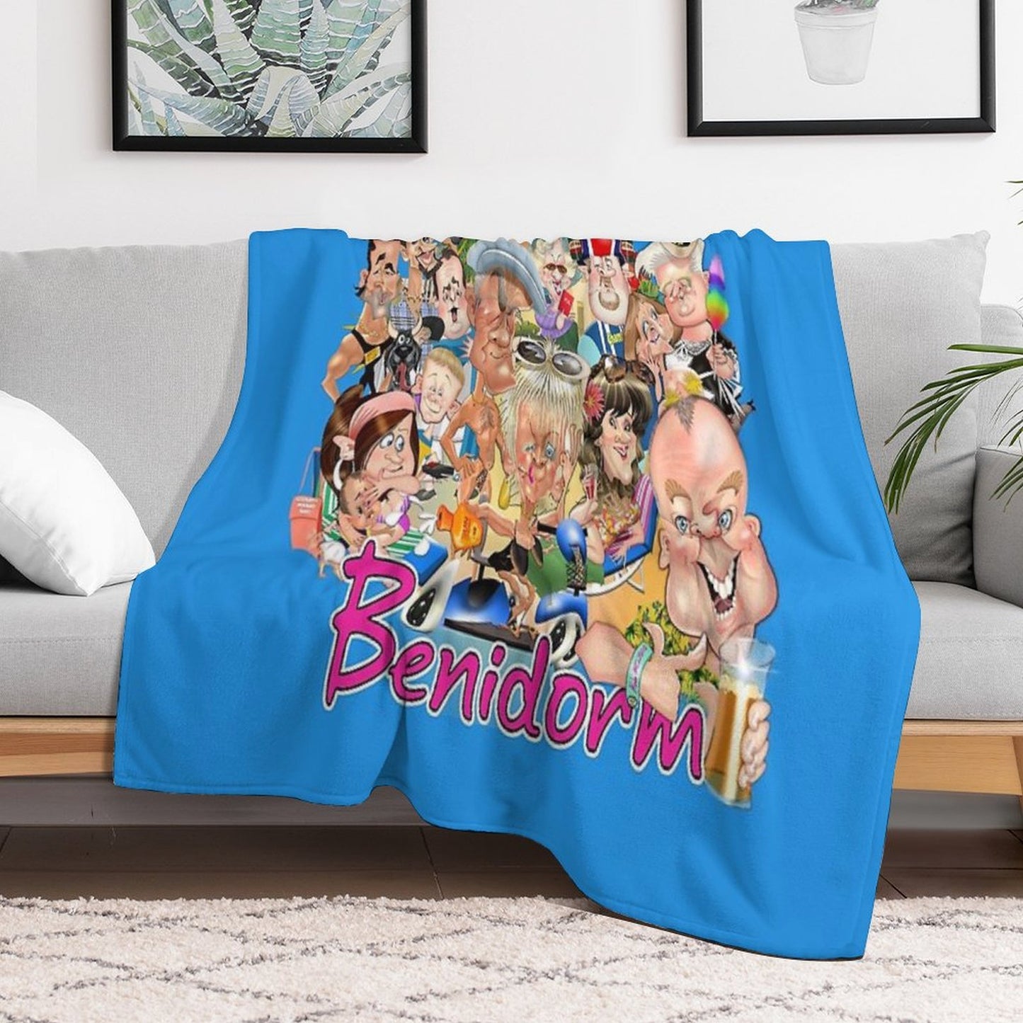 Benidorm! Throw Blanket