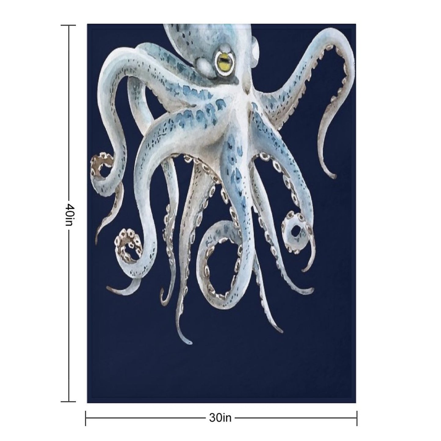 Octopus Tentaces 2 Throw Blanket